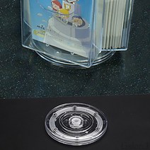 리시안제이 회전 원판 투명 140MM 아크릴회전판 회전 트레이