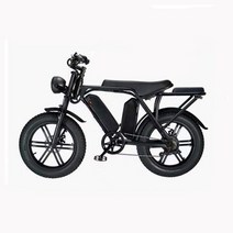 전기 자전거 더블 모터 OUXI V8 전기 자전거 15Ah 48V 750W 20 인치 4.0 지방 타이어 레트로 시티 리튬 배, 03 48V 30Ah 750W, 한개옵션1