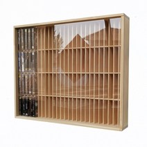 CD LP 블루레이 타이틀 수납장 디스플레이 전시, 커버 CD 3 레이어