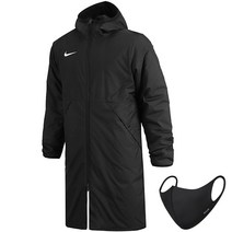나이키 REPEL PARK LONG PADDING 기모 후드 발수 점퍼+패션마스크