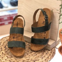 [허시파피(아울렛)] 허시파피 NC09 여성 캐주얼 코르크 샌들 fm201-19