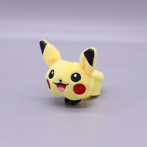 Pokémon Cartoon Anime Around Pikachu Jeni Turtle Plush Doll Wristband Bracelet Pop Ring Festival Kaw, 02 Black