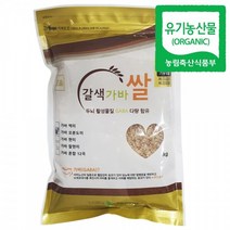 지구마을 2021년 햅쌀 유기농 야생 갈색 가바쌀 가바현미 (5분도미), 1팩, 4kg