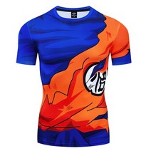 3D Goku T 셔츠 남성 여름 헬스 탑 킥복싱 Bjj 체육관 Rashguard Mma 권투 유니폼 무에타이 타이어, 06 DT059_04 XL