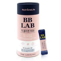 뉴트리원 BB LAB 비비랩 더콜라겐1500/ 2 000mg x 60포 2개월분 프랑스산 저분자피쉬콜라겐 석류 히알루론산, 1개