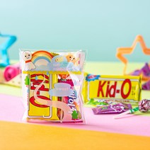 웨딩 돌 생일 답례품 메시지 라벨 무료 제작 단체 간식 선물 레인보우 간편한 디저트, 1개