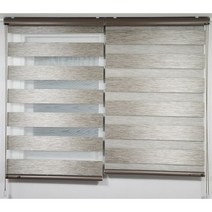 위즈덤 국내제작 아레나 카키 암막 콤비 블라인드 깔끔하고 세련된 디자인 햇빛 차단 OK 브라인드/커튼/커텐