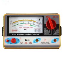 테스터 TY6045 100V-250V-500V-1000V 포인터 아날로그 0.5-2000M 절연 저항 측정기, 한개옵션0