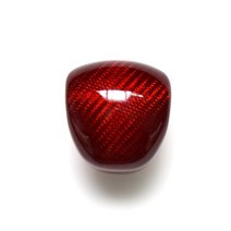 SK 사용자 정의 건조 탄소 섬유 CVT 시프트 레버 커버 혼다 Odyssey2015-2022 Elysian2016-2022, 01 Carbon Red