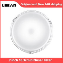 SAENAL Godox-스튜디오 스트로브용 7 인치 18.3cm 화이트 디퓨저 필터 표준 보웬 마운트 리플렉터 AD600BM AD360 DE300 DE400 에 적합