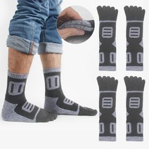 골져스토어 등산 스포츠 쿠션 남성 두꺼운 발가락양말 하프쿠션 장목 5켤레