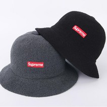 슈프림모자 둥근벙거지모자 버킷햇 커플 낚시모자