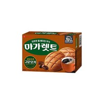 롯데 마가렛트 구운모카 176g 쫀듯한 바삭한 수제쿠키 사무실간식, 7개