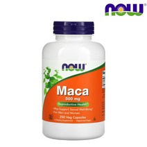 나우 푸드 마카 추출물 500mg 250캡슐