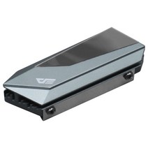 Darkflash알루미늄 5V ARGB M.2 ssd 하드 디스크 방열판 방열 라디에이터 냉각 실리콘 열 패드 쿨러 M2 NGFF 2280, [03] DM3 No light