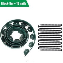 5M 정원 테두리 유연한 잔디 장식 울타리 풍경 벨트 파티오 녹화 30 핀, 02 G 5m 15Pins, 02 G 5m 15Pins