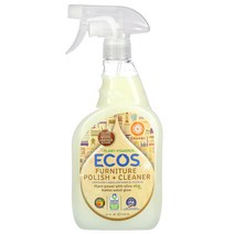 얼스 프렌들리 프로덕트 Ecos Furniture Polish + Cleaner Orange 22 fl oz (650 ml), 650ml