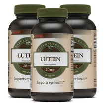 GNC 3병 루틴 Lutein 20mg 60정