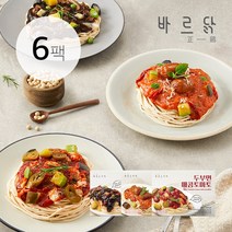 바르닭 바른도시락5 - 두부면 3종 세트, 220g, 6팩