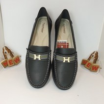 허시파피 여성 쿠션보강 스티치 로퍼 3cm FL471 여성로퍼