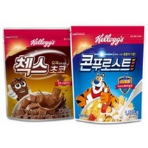 켈로그 콘푸로스트 1320g + 첵스초코 1200g 세트, 1세트