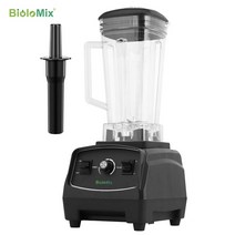 LEKCHEF 2200W 전문 주방 블렌더 6 블레이드 2L 항아리 식품 믹서 쥬서 과일 식품 프로세서 Ice Smoo, 검은색, 나는 플러그
