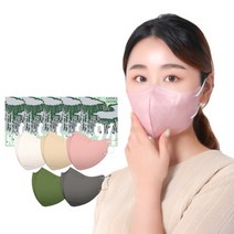 아조라 KF94 컬러마스크 중형 200매, 컬러혼합, 5매입