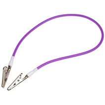 오토클레이브 고압증기멸균기 AZDENT-치과 스카프 클립 실리콘 냅킨 홀더 빕 코드 길이 50cm 치과 소모품, 03 1PC Purple