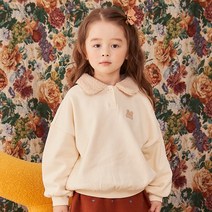 팬콧 아동용 팝아이즈 보아퍼 카라 기모 맨투맨