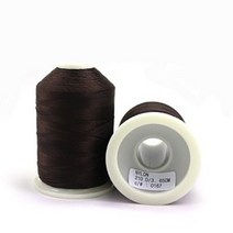 신광상사 나일론 실 30Colors 210D/3 210D/6 가죽실 가방실 소파실 의류 스티치실 스테치, 0167 짙은브라운