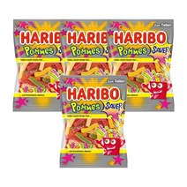 하리보 폼메스 사우어 200g Haribo Pommes sauer, 4팩