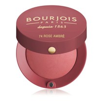 Bourjois Blush Shade 74 Rose Ambre 부르조아 리틀 라운드 팟 블러셔 로즈 앙브레 2.5g
