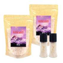 히말라야 핑크소금 granules 1kg + 그라인더, 8세트