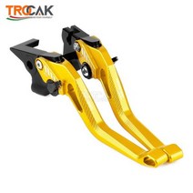 새로운 로고 트레이서 900 야마하 TRACER900 2021 2022 오토바이 CNC 알루미늄 조정 가능한 짧은 브레이크 클러치 레버, GOLD BLACK
