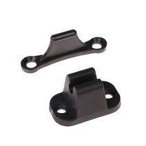 2 개/대 캐러밴 도어 리테이너 스토퍼 나일론 리미터 캠핑 Rv 푸시 캐치 홀더 캠핑카 액세서리 모터 홈 도, 01 black