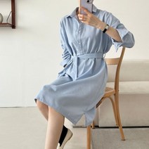 볼매샵 테크 린넨 원피스
