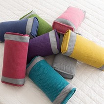 사랑예감 메밀 사각 베개, 빨강, 1개