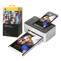 KODAK Dock 프리미엄 10.2 x 15.2cm(4 6인치) 휴대용 인스턴트 포토 프린터 (2022 에디션) 50장 번들 | 풀 컬러 사진 4패스 및 라미네이션 프로세스 i, Bluetooth Edition + 130 Sheets, Bluetooth Edition + 130 Sheets