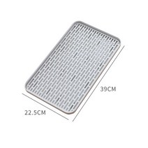 동결건조기 더블 레이어 접시 배수구 야채 과일 트레이 아기 병 보관 건조 랙 세척 홀더 욕실 주방 정리, [01] A-large