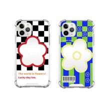체크 힙한 미러 거울 케이스 유니크 iPhone 아이폰