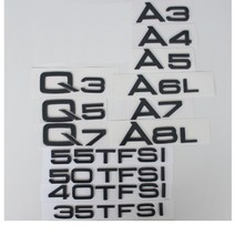 호환 아우디 A3 A4 A5 A6 A7 A8 A4L A6L A8L Q3 Q5 Q7 Q8 35TFSI 40TFSI 45TFSI 50TFSI 55TFSI TDI TFSI 엠블럼의 밝은, 규격 없음, a 3리터, 자동차 제조사