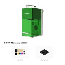 레이저 각인기 조각기 마킹 미니 소형 XTool F1 레이저 절단기 가장 휴대용 조각기 IR + 다이오드 도구 D, 01 F1_03 미국