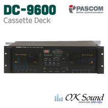 파스컴 DC-9600 더블데크 카세트플레이어 동시복사가능 오토리버스 카세트데크