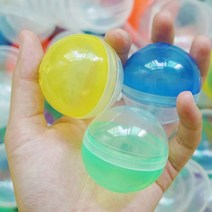 달자샵 알록달록 레인보우 뽑기캡슐 공병 다양한 사이즈 장난감 피큐어 다용도 추첨볼, 45mm-랜덤25p