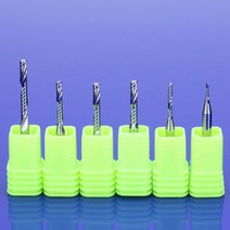 10 피스 AAA 상단 1.0/1.2/1.5/2.0/2.5/3.175/4/5/6/8/10/12mm 아크릴 PVC MDF 목재용 단일 플루트 CNC 카바이드 밀링 커터, 12x52x100L