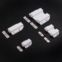 원터치 자석빠찌링 사각 백색 (싱글/대) 가구도어캐치 자석캐치 문짝자석