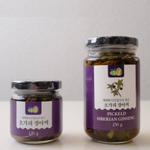 ▶Arianycos◀ Arianycos▶ 개두릅장아찌 생강피클 맛있는피클 절임명이나물, ▶Arianycos◀ 오가피 장아찌 120g 오가피절임