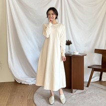 쉐얼유 여성용 브로즈 A라인 슬림 롱원피스