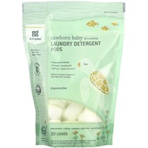 Grab Green 세탁 세제 포드 04개월 향료 무함유 30회분