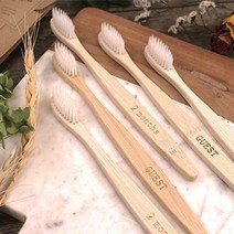 천연 밤부 대나무 칫솔 우드 제로웨이스트 부드러운 생분해 치솔